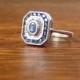 SOLD TO C -- (4 of 6) --PERFECT Antique Deco Engagement Ring 