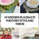 34 Wedding Placemats For Every Style And Theme - Weddingomania