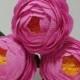 Crepe Paper Flowers 3 Pink crepe paper peony Flore de papel Crepe paper Peony Home decor Wedding centerpiece Bridal Bouquet Gift item