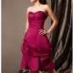 Tea-length Strapless Sleeveless Satin A-line Bridesmaid Dresses In Canada Bridesmaid Dress Prices - dressosity.com