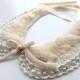 Peter Pan Collar, bib statement, Cluster jewelry, wedding necklace, bridal necklace