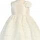 Ivory Taffeta Bodice w/ Embroidered Tulle Dress Style: LM674 - Charming Wedding Party Dresses
