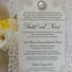 Brooch Laser Cut Wedding Invitations - Couture Bling Invites - Custom Handmade Invitation