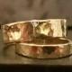 9K Gold Wedding Band Rings - Wedding Ring Set - Handmade Rings - Classic Timeless Gold Rings - Bridal Jewelry - Venexia Jewelry