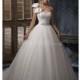 Flowing Tulle One Shoulder Ball Gown Spring & Fall Court Train Bridal Dress - Compelling Wedding Dresses