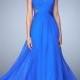 Gorgeous A-line Sweetheart Sheer Sides Straps and Back Chiffon Prom Dress PD3307