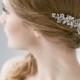 Bridal Hair Comb, Wedding Hair Accessories,  Bridal Hair Piece , Crystal Pearl Wedding Hair Comb, Ivory Pearl Hair Comb