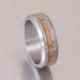 olive wood ring titanium band mens wedding wood ring Titanium and Olive Rings // Mens Wood Rings //wood Wedding Band //Men's wedding Band