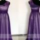 Applique One-shoulder Purple Long Prom Dress/ Formal Dress/ Homecoming Dress/ Evening Dress by wishdress