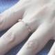Engagement Ring, Dainty Diamond Ring, Minimalist Ring, Stack Ring, 14k Gold Ring, Thin Gold Ring