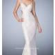 Beaded Lace Long La Femme Sweetheart Prom Dress - Discount Evening Dresses 