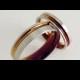 Wedding Bands , Titanium Rings , Titanium Wedding Ring Set , Promise Rings , The Cosmos Bands in Bronze and Purple Wine