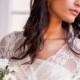 BLACK FRIDAY SALE 20% Lace dress, champagne ivory lace wedding dress, romantic bridal gown, vintage style wedding dress, long sleeved weddin