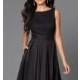 Knee Length Bateau Neck Party Dress 8464 by Morgan - Brand Prom Dresses