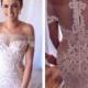 High Quality Off Shoulder Sexy See Through Mermaid Lace Wedding Party Dresses, WD0061 - Custom Size / Picture Color