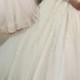 Modest long sleeves lace ball gown wedding dress