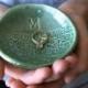 PRE-ORDER, 4 1/2" Personalized Ring Dish, Ceramic, Handmade Pottery, by RiverStone Pottery