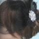 Black (Ivory) Wedding Head Piece Kentucky Derby Fascinator  Wedding Accessory Birdcage Vail