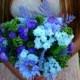On Sale Purple Gerbera Daisy bridal bouquet, ready to ship, vintage styled bouquet, garden wedding, wedding bouquet