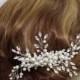 Bridal hair piece Wedding hair accessories Bridal hair comb Bridesmaids hair piece Bridesmaids headpiece prom  Swarovski Pearl Rhinestone