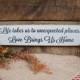 Life takes us to unexpected places...Love Brings Us Home Classic sign created in rustic style Distressed & Antiqued makes great home gift