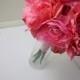 Bright Pink Wedding Bouquet