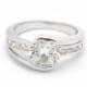 round cut engagement ring, cz ring, cz wedding ring, cz engagement ring, solitaire engagement ring, size 5 6 7 8 9 10 - MC1079111AZ