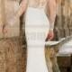 Martina Liana Lace illusion Sheath Wedding Dress Style 690