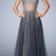 Stunning Tulle A-line Corset Like Bodice Sweetheart Beaded Prom Dress PD3281