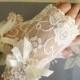 Ivory wedding gloves, Ivory lace gloves, Ivory bridal gloves, Elegant Gloves ,Ivory Wedding