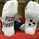 Pizza Socks - Funny Socks - Gift for Him - Gift for Her - Mens Sock - Women - Wine Socks - Pizza Sock - Novelty Gift - Gifts for Dad - Pizza