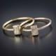 Diamond Baguette, Diamond ring, Engagement Ring, anniversary ring, gold Baguette, Ring Engagement, K18 Soid Gold, Wedding Ring, guarantee