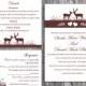 Printable Wedding Invitation Suite Printable Invitation Elegant Wine Red Wedding Invite Reindeer Invitation Download Invitation Edited PDF