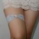 light blue bridal garter, something blue garter, wedding garter, bride garter, lace garter, rhinestone beaded lace garte