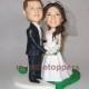 Romentic wedding Cake toppers, bride and groom, engagement cake toppers, unique cake toppers, bridel shower
