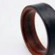 Santos Rosewood and Carbon Fiber ring Handmade wood ring