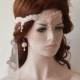 Wedding Lace headband, Blush Pink Bridal headband, bridal hair accessory, Wedding Hair Accessories, Vintage Style