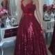 High Quality Prom Dress - Dark Red Princess Straps Backless with Sash from Dressywomen