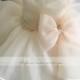 High quality champagne ivory girl dress princess dress flower girl dresses tutu dress wedding birthday winter chrismast dress