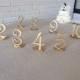 GOLD table numbers Silver table numbers Glitter numbers wedding DIY table numbers wedding do it your self