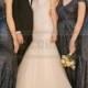 Essense Of Australia Fit And Flare Wedding Dress With Tulle Skirt Style D2195