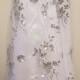 Romantic Holiday Winter Wonderland Ice Goddess Strapless Sequin Sheath Bridal Wedding Gown