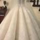 2017 Gorgeous Lace Ruffles Sweetheart-Neck Ball-Gown Wedding Dresses