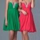 Empire A-line Sweetheart Ruched at Hem Chiffon Prom Dress PD3192