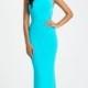 Mermaid Scoop Neckline Dazzling detail in the back chiffon Prom Dress PD3201