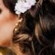 Wedding hair piece Wedding hair crown pink flower crown Bridal hair piece Wedding head piece pearls flower hair accessory Sakura hairstyles