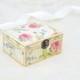 Ring box - Floral wedding decor - Easter gift - Small jewelry box - Wooden box - Ring bearer box - Wedding ideas - Wedding box