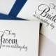 To my Bride on our Wedding Day, To my Groom on Our Wedding Day, Groom Gift, Bridal Card from Husband to Wife, Day of Gift, WFS02