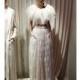 Houghton - 2013 - Ophelia and Lisette Ostrich Feather Shrug and Chantilly Lace Skirt - Stunning Cheap Wedding Dresses