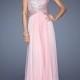 Sweetheart Ruched Bodice Empire Sequins Crisscross Back Chiffon Prom Dress PD2487